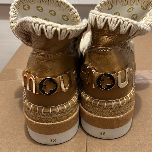 Free People x Mou Jaws Jute Ankle Boots Size EU 38 or US 7.5 NEW - Picture 7 of 14